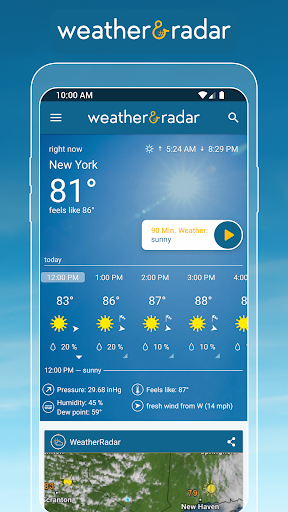 Weather & Radar - عکس برنامه موبایلی اندروید