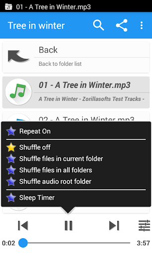 Music Folder Player - Image screenshot of android app