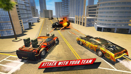 Jogo de carros de corrida com armas, Death Road Race Car Shooting