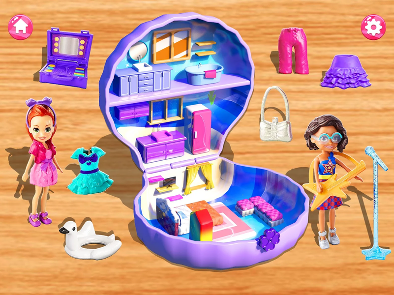 Surprise Doll House Girl Games - Gameplay image of android game