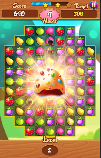 Candy Sweet Fruits - Gameplay image of android game
