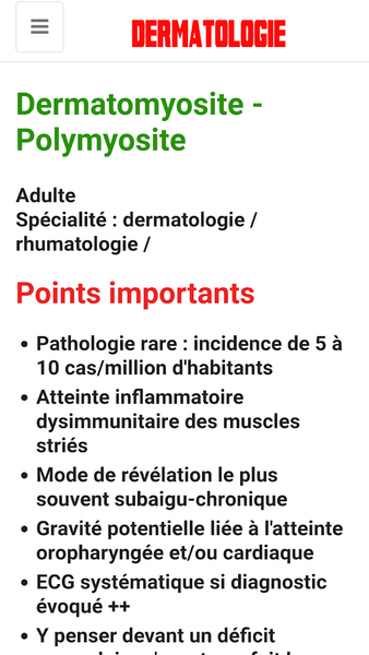 Dermatology - عکس برنامه موبایلی اندروید