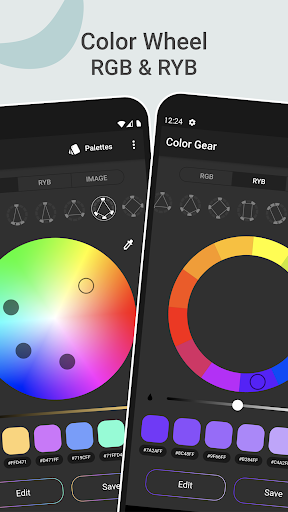 Color Gear: color wheel - عکس برنامه موبایلی اندروید