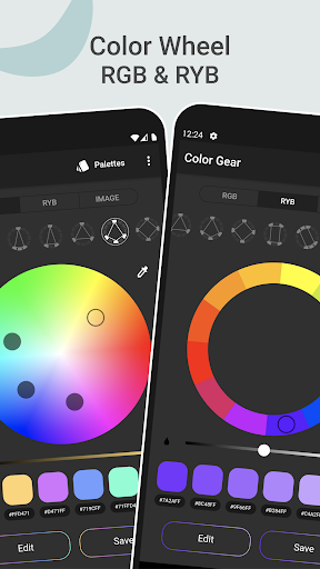 Color Gear: color wheel - Image screenshot of android app