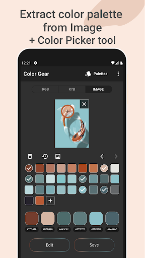 Color Gear: color wheel - Image screenshot of android app