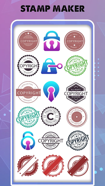 Stamp Maker | Photos Watermark - Image screenshot of android app