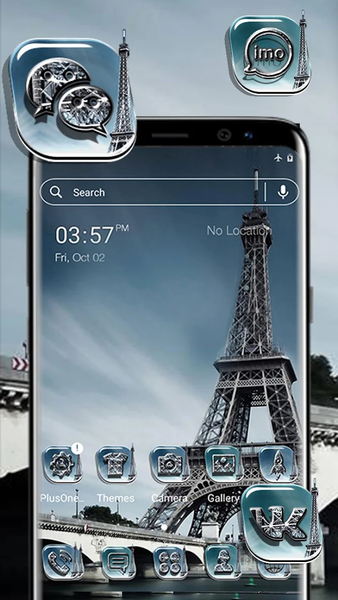 Ancient Eiffel Tower Theme - عکس برنامه موبایلی اندروید