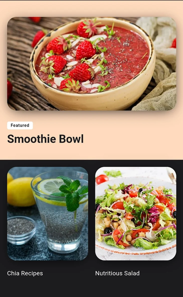 Detox Recipes App - Image screenshot of android app