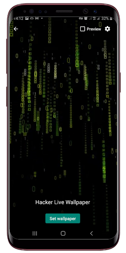 Hacker Live Wallpaper - عکس برنامه موبایلی اندروید