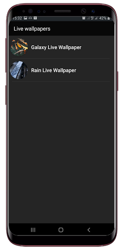 Rain Live Wallpaper - عکس برنامه موبایلی اندروید