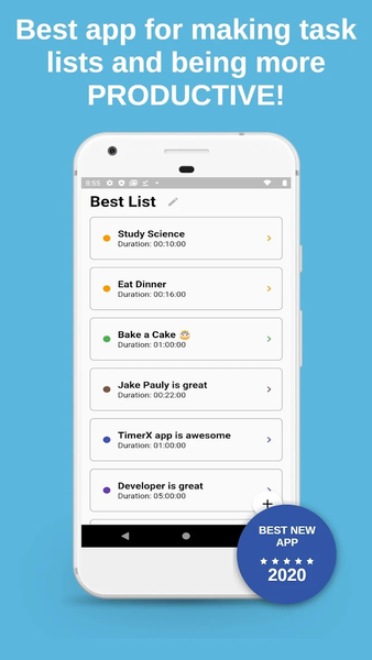 TimerX - Be More Productive! - عکس برنامه موبایلی اندروید
