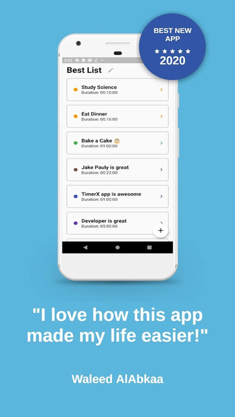 TimerX - Be More Productive! - عکس برنامه موبایلی اندروید