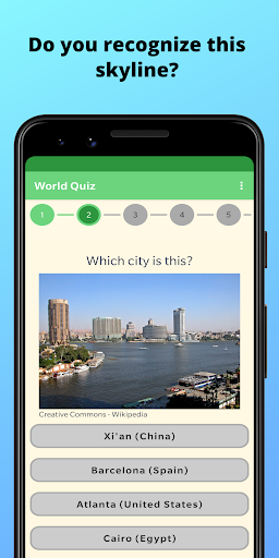 World Quiz - Geography Trivia - Gameplay image of android game