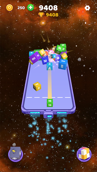 Cube Space Travel - عکس بازی موبایلی اندروید