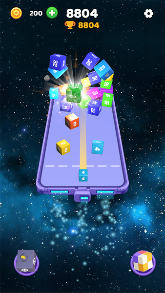 Cube Space Travel - عکس بازی موبایلی اندروید