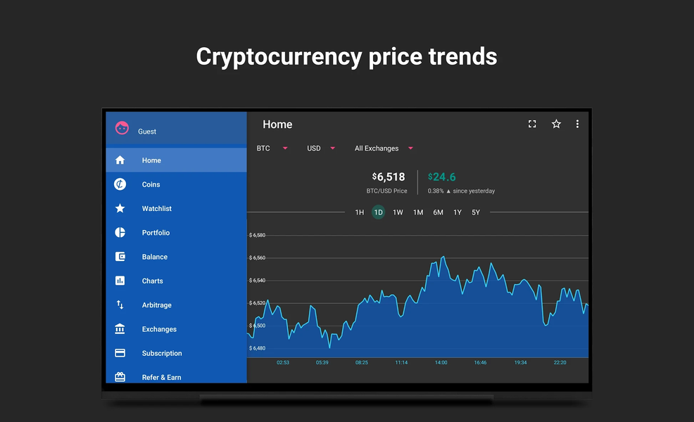 Cryptocurrency Portfolio Alert - عکس برنامه موبایلی اندروید