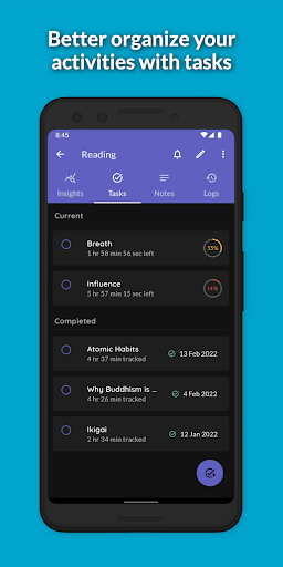 Timelog - Goal & Time Tracker - عکس برنامه موبایلی اندروید