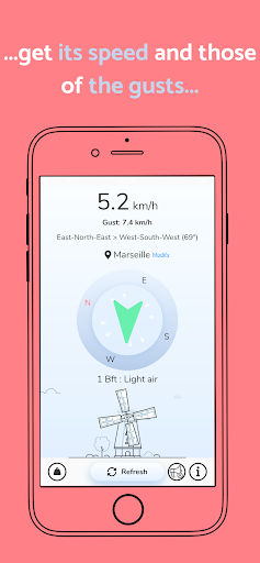 Anemometer - Wind Widget - عکس برنامه موبایلی اندروید