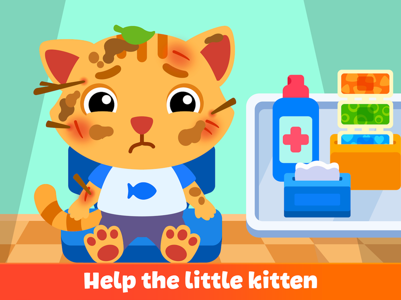 Pet Doctor & Dentist Games - Gameplay image of android game