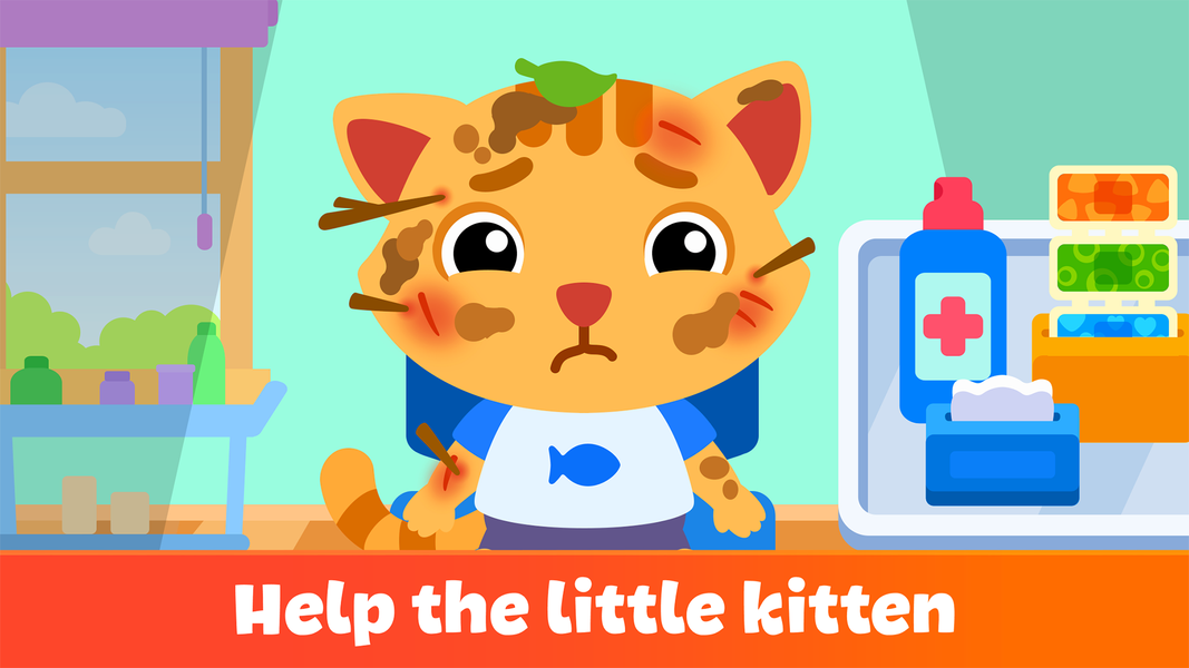 Pet Doctor & Dentist Games - Gameplay image of android game