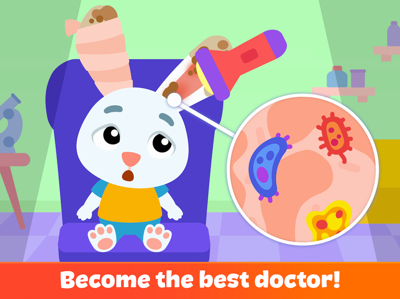 Pet Doctor & Dentist Games - Gameplay image of android game