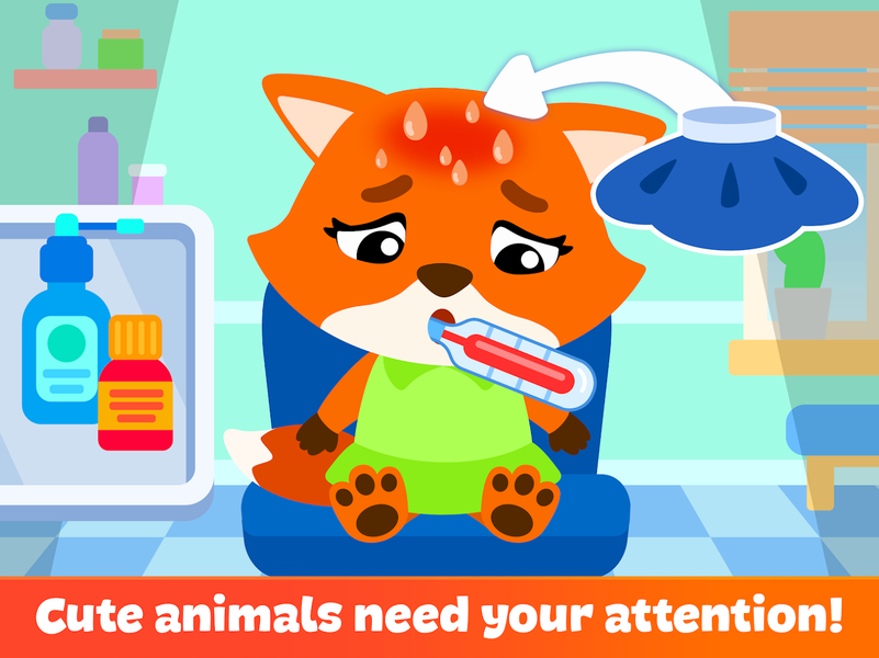 Pet Doctor & Dentist Games - Gameplay image of android game