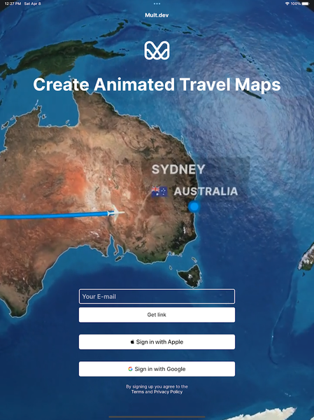 Mult.dev Travel Map Animations - عکس برنامه موبایلی اندروید