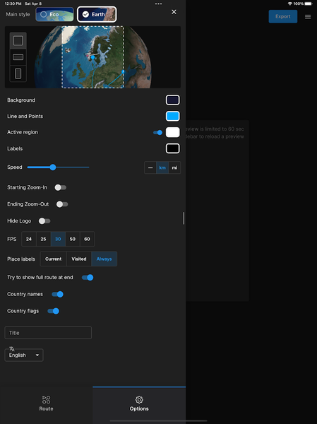 Mult.dev Travel Map Animations - عکس برنامه موبایلی اندروید