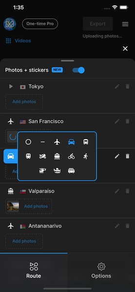 Mult.dev Travel Map Animations - عکس برنامه موبایلی اندروید