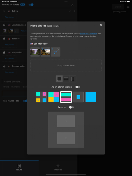 Mult.dev Travel Map Animations - عکس برنامه موبایلی اندروید