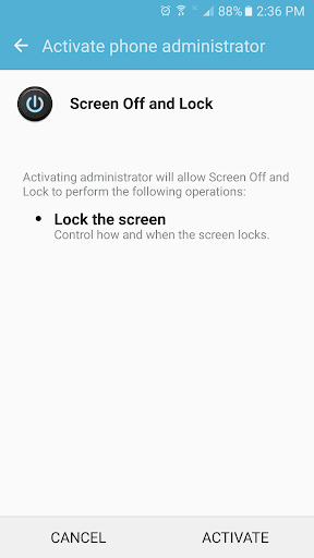 Screen Off and Lock - عکس برنامه موبایلی اندروید