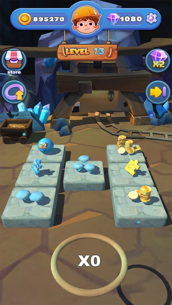 Treasure Ring Toss - Gameplay image of android game