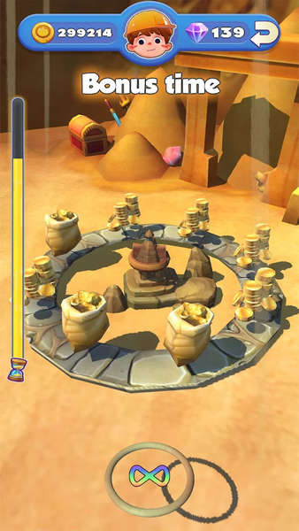 Treasure Ring Toss - Gameplay image of android game