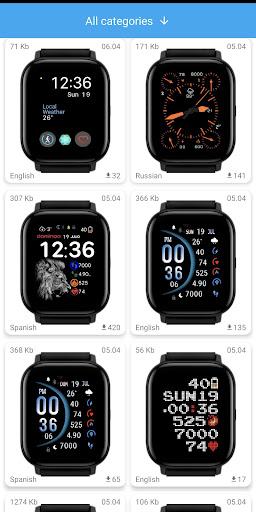 Amazfit GTS WatchFaces - Image screenshot of android app
