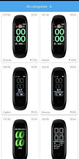 Mi Band 5 WatchFaces - Image screenshot of android app