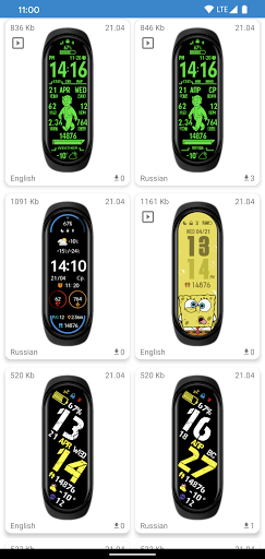 Mi Band 6 WatchFaces - Image screenshot of android app