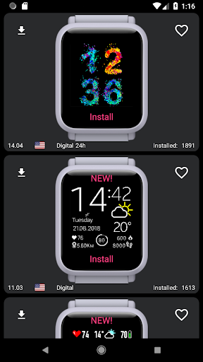 amazfit bip s watch faces