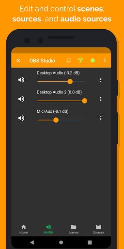 StreamCtrl - Remote for OBS - عکس برنامه موبایلی اندروید