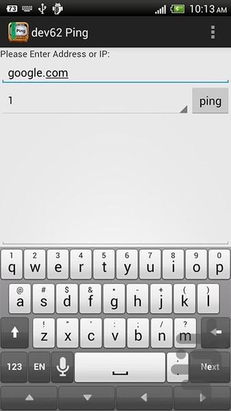 پینگ (icmp ping) - Image screenshot of android app