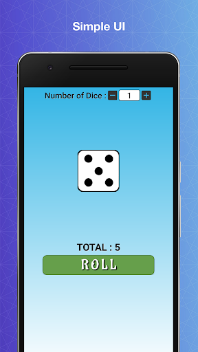 Dice Roller - Image screenshot of android app