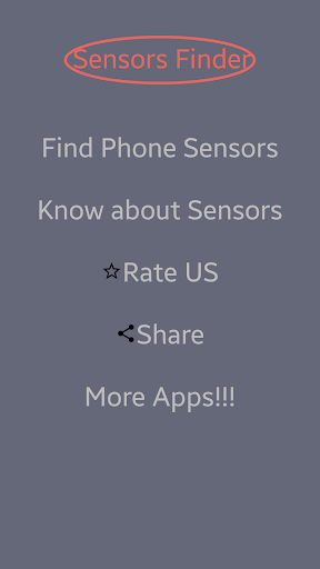Sensor Finder - عکس برنامه موبایلی اندروید