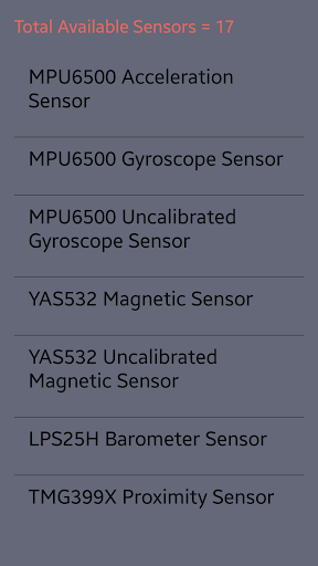 Sensor Finder - عکس برنامه موبایلی اندروید