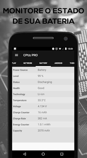 CPU-z Plus - Hardware and Syst - Image screenshot of android app