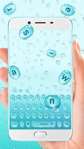 blue drop keyboard theme - عکس برنامه موبایلی اندروید