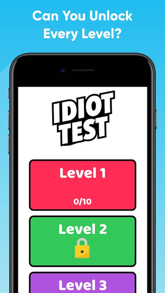 Idiot Test - عکس بازی موبایلی اندروید