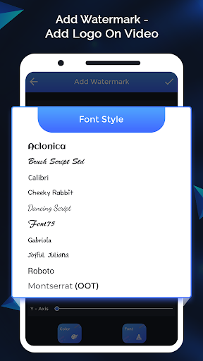 Add Watermark-Add Logo On Video - عکس برنامه موبایلی اندروید