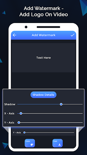 Add Watermark-Add Logo On Video - عکس برنامه موبایلی اندروید