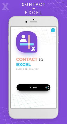 Contact Backup - Contact To Excel - عکس برنامه موبایلی اندروید