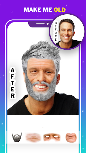 Old Face Predictor - Make me Old - Aging Face - Image screenshot of android app
