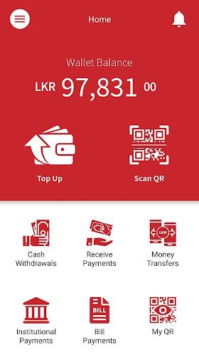 eZ Cash Merchant App - Image screenshot of android app